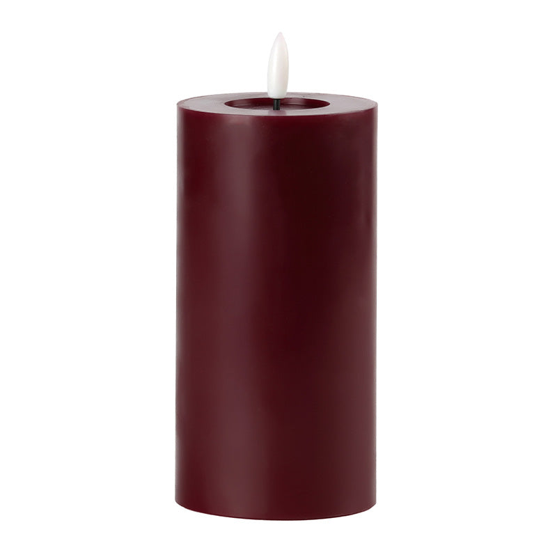 RED WINE LED CANDLE 3X6"