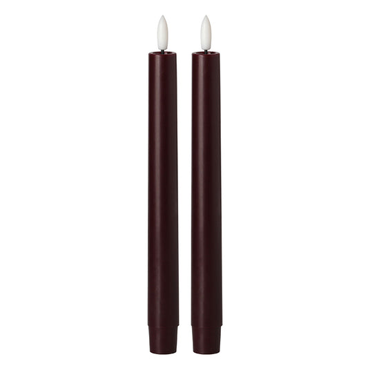 10" WINE RED DINNER CANDLE