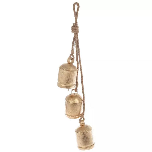 DISTRESSED GOLD BELLS