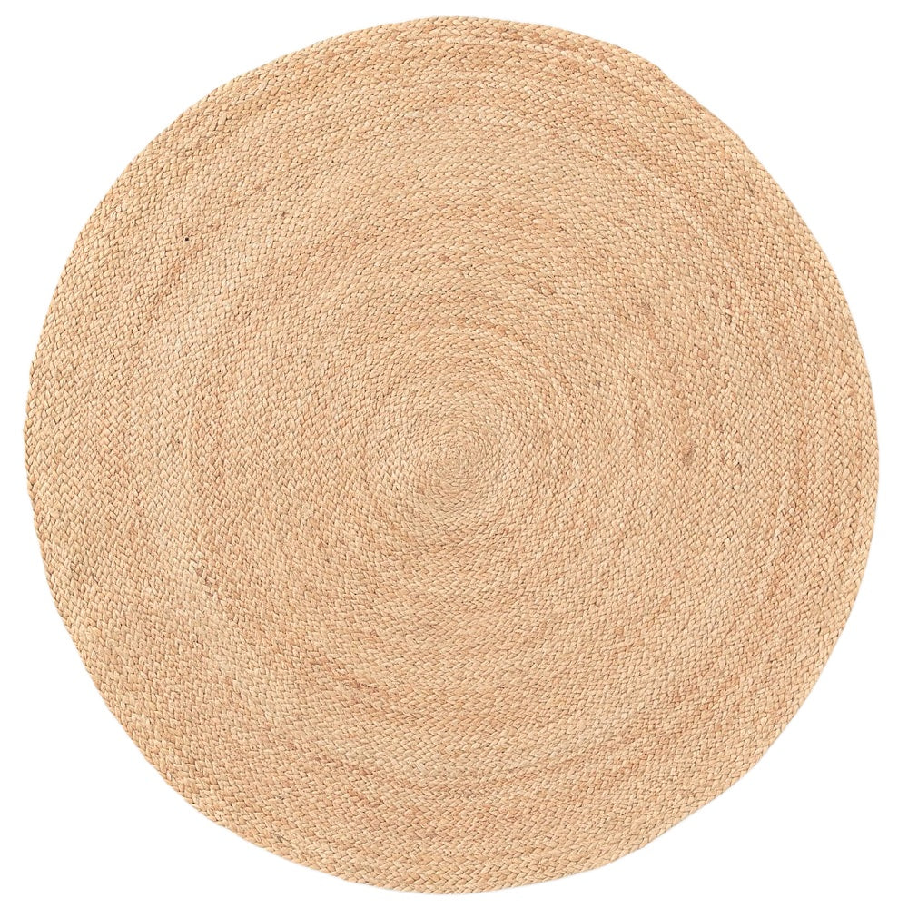 ROUND BRAIDED JUTE RUG