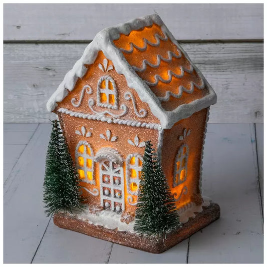 LIGHT UP GINGERBREAD HOUSE
