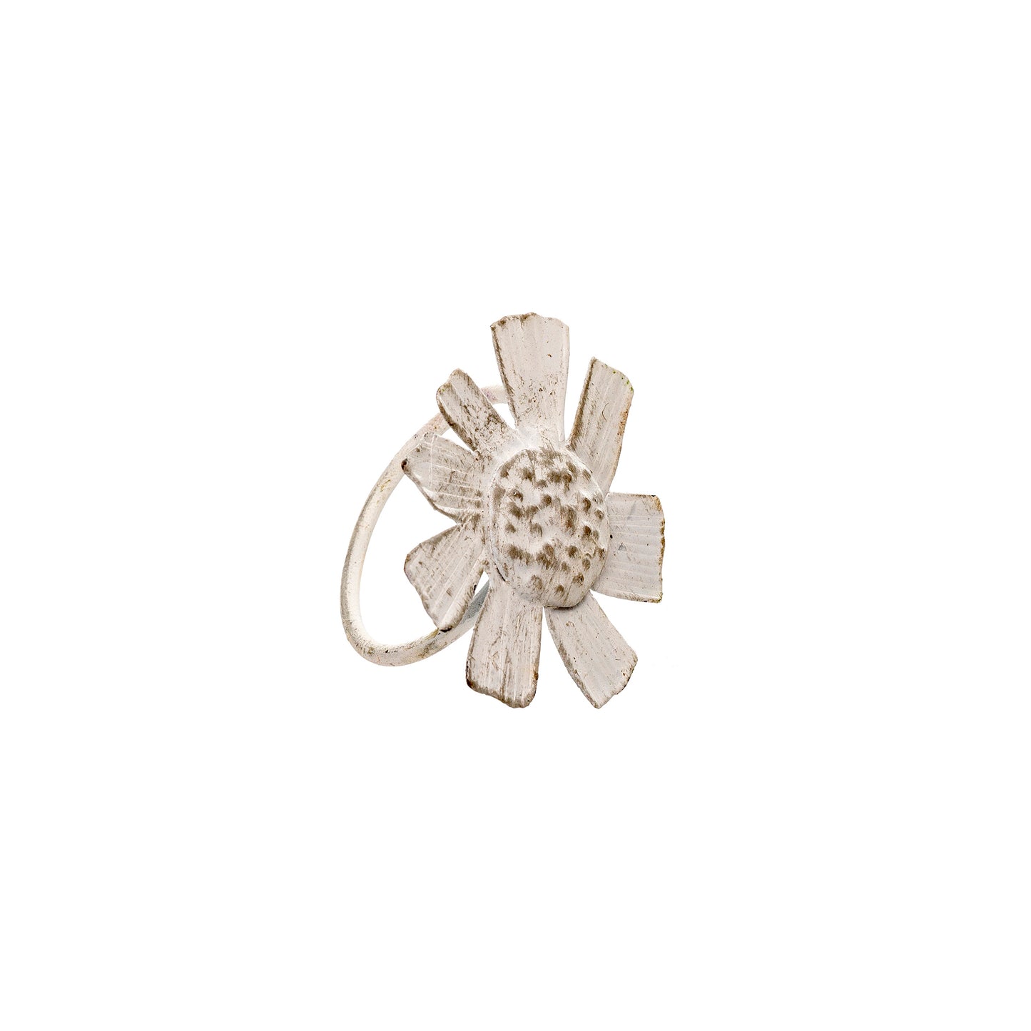 WHITE FLOWER NAPKIN RING