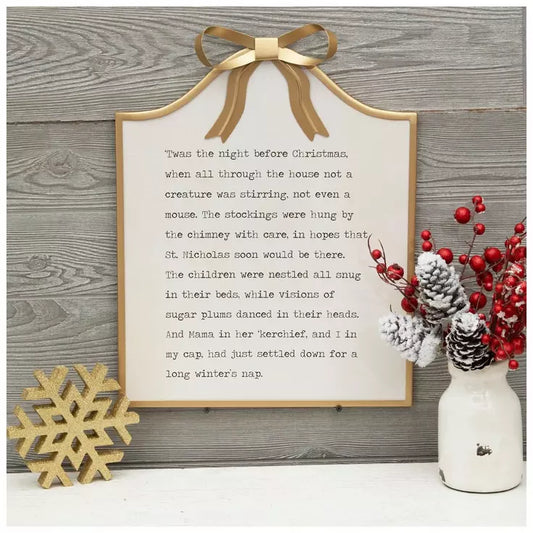 TWAS THE NIGHT WALL DECOR