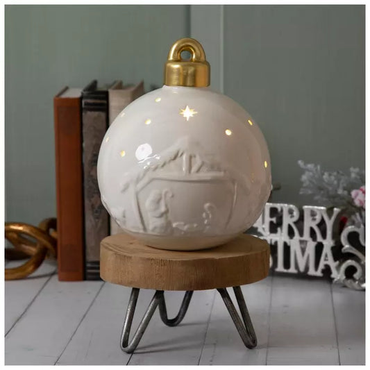 LIGHT UP NATIVTY ORNAMENT