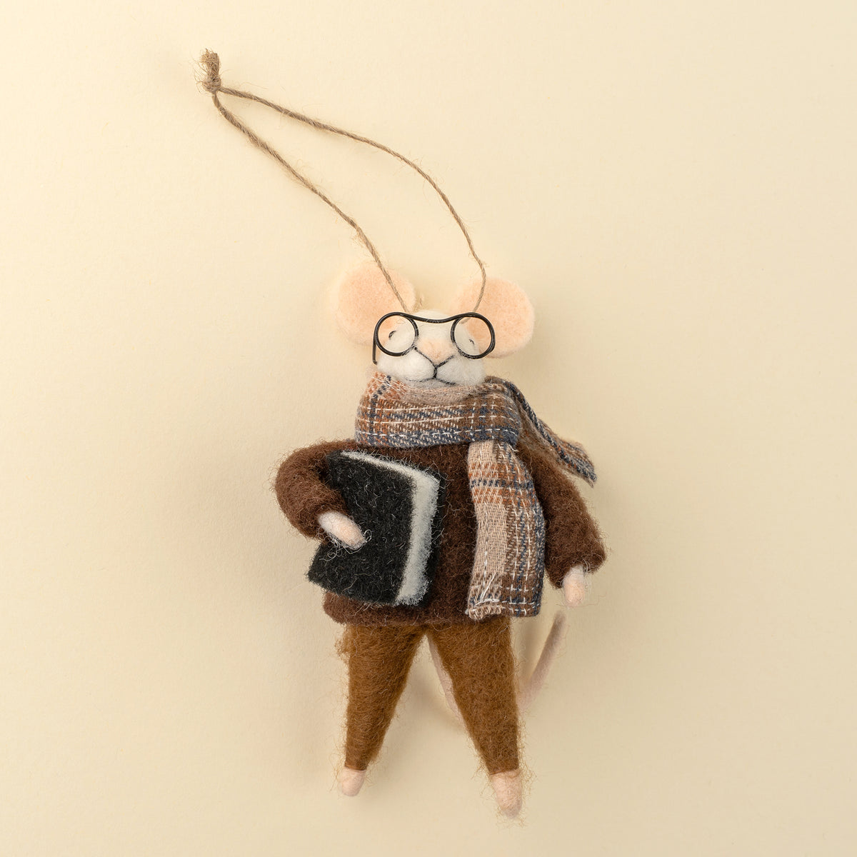 STUDY TIME MOUSE ORNAMENT