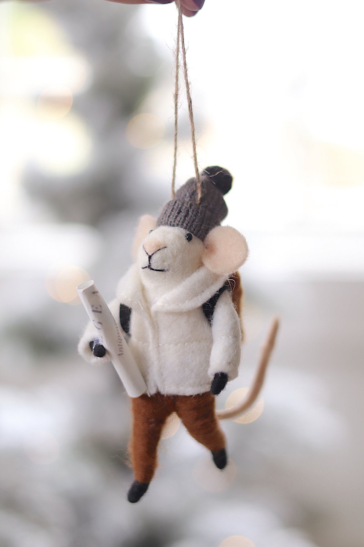 BUNDLED BENJAMIN MOUSE ORNAMENT