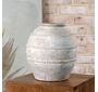 ANTIQUE TAUPE DECO LINE VASE