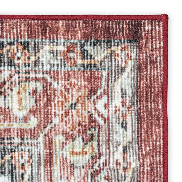 BRIO MODERN RED WASHABLE RUG BRI-1000