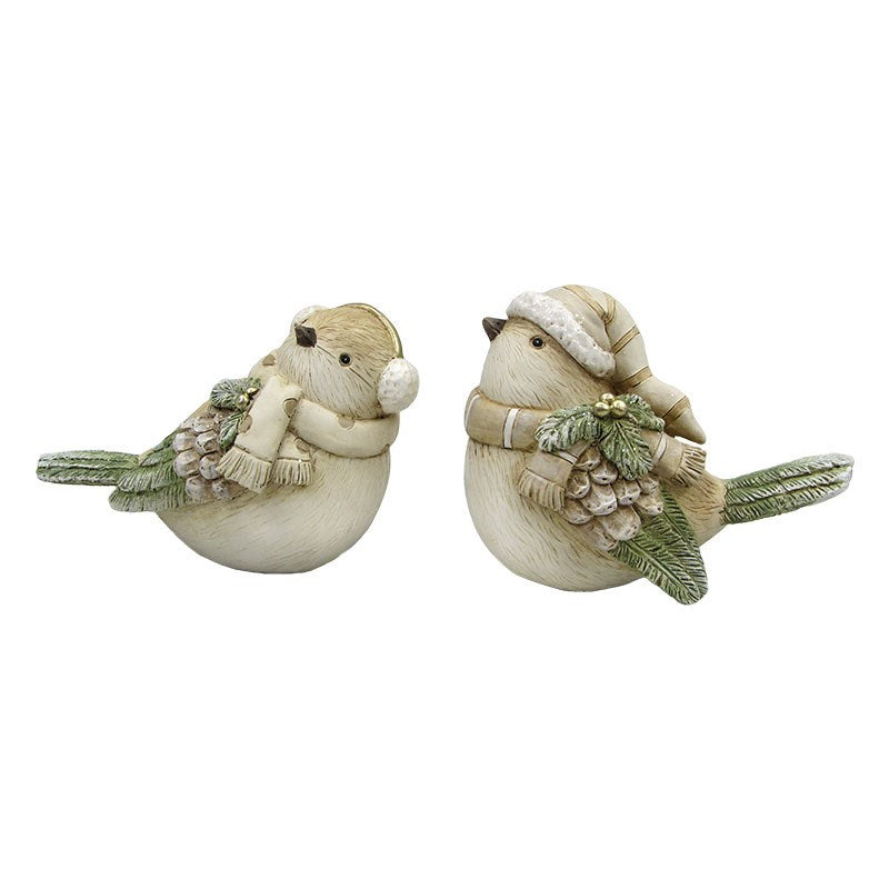 WINTER BIRD FIGURINES