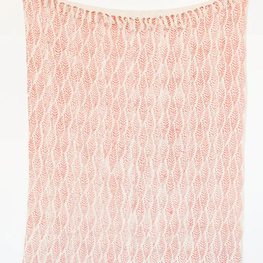 WARM FOLIAGE THROW BLANKET