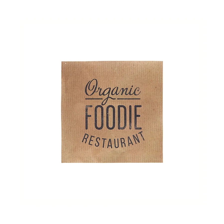 ORGANIC FOODIE PAPER COCKTAIL NAPKIN