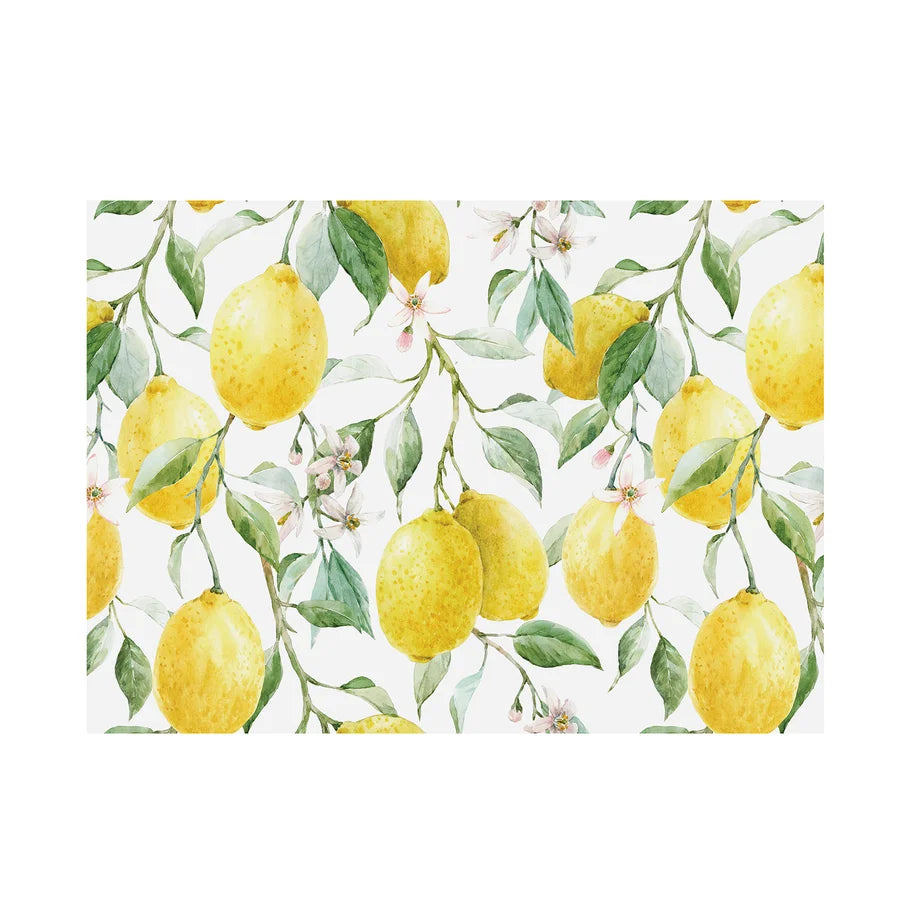 LEMON PAPER PLACEMAT'S