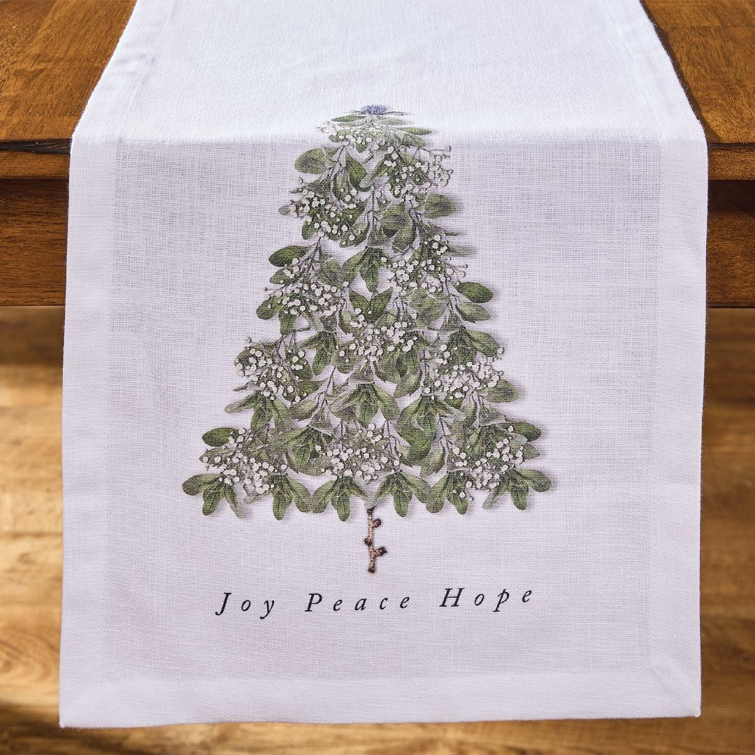 EVERLASTING CHRISTMAS TABLE RUNNER 15"x72"