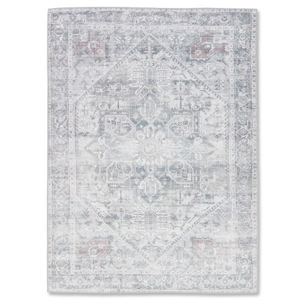 AURA WASHABLE GREY RUG AUR-1167
