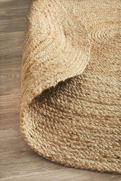 ROUND BRAIDED JUTE RUG