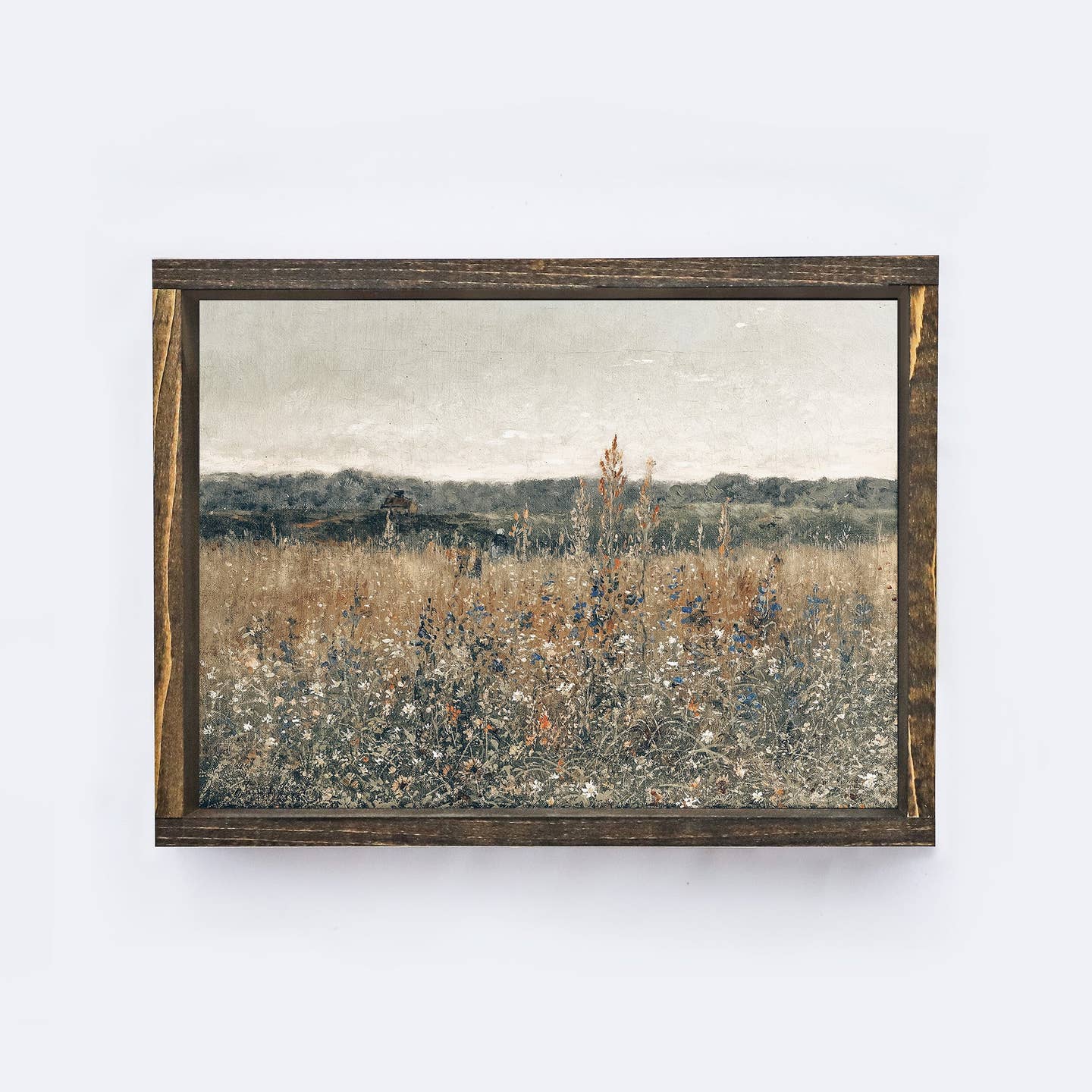 WILDFLOWERS WOOD FRAMED ART