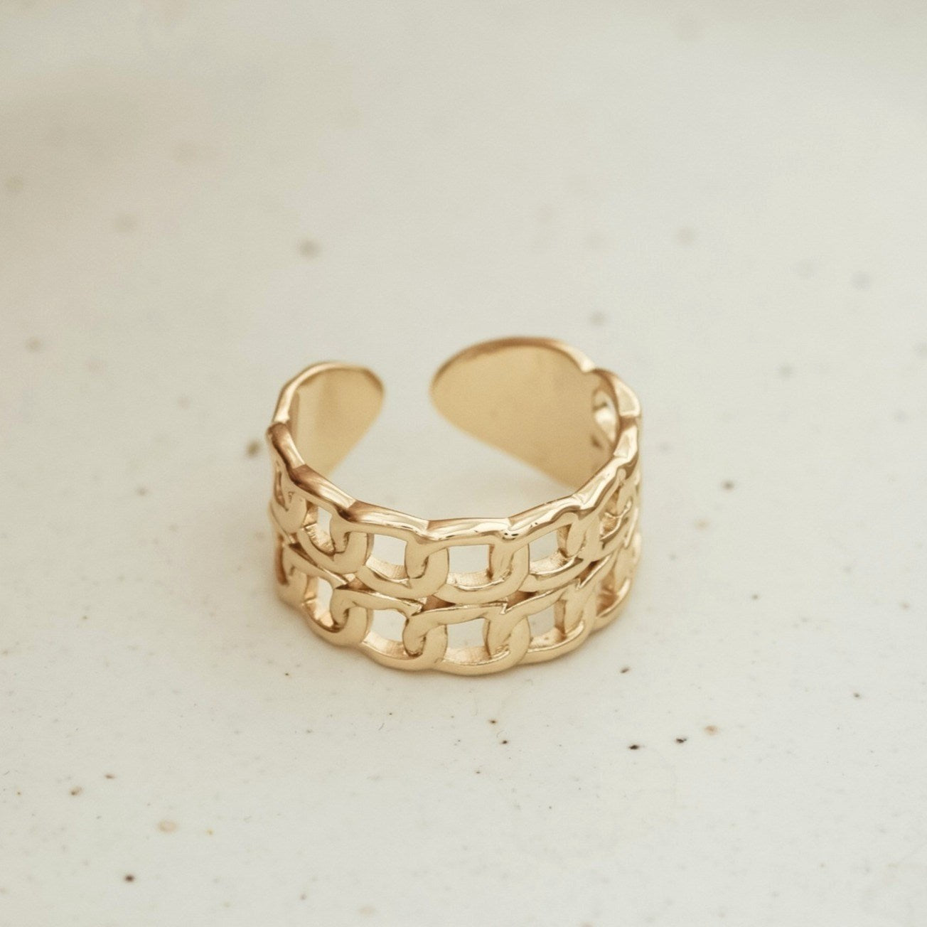 GOLD ANARCHY RING