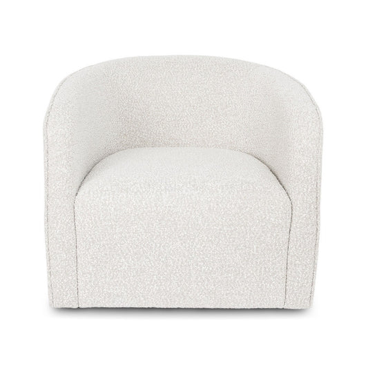 SWIVEL BOUCLE CHAIR
