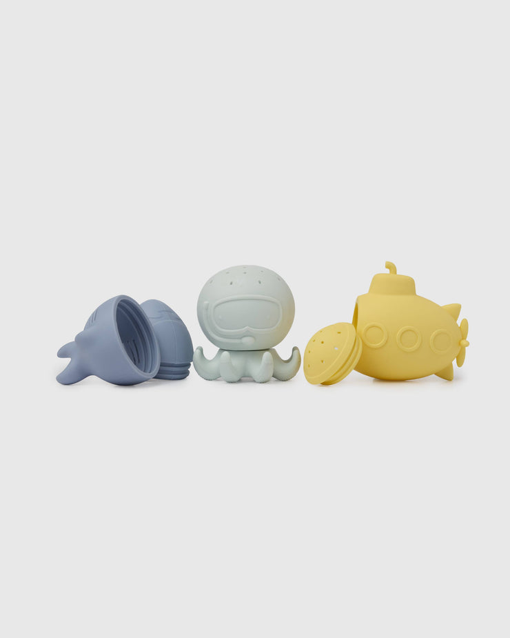SILICONE BATH TOY SET
