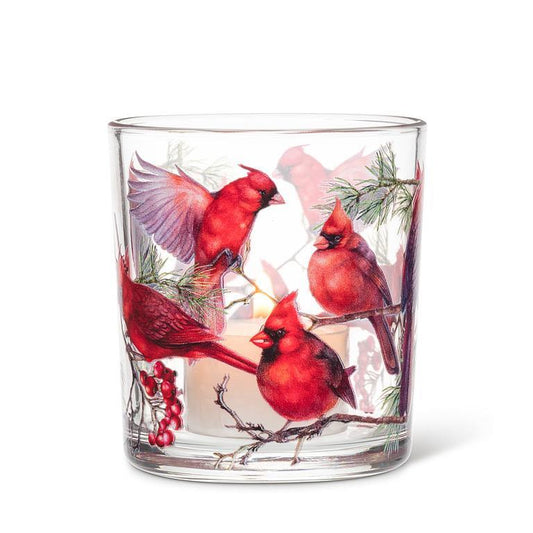 CARDINAL VOTIVE HOLDER
