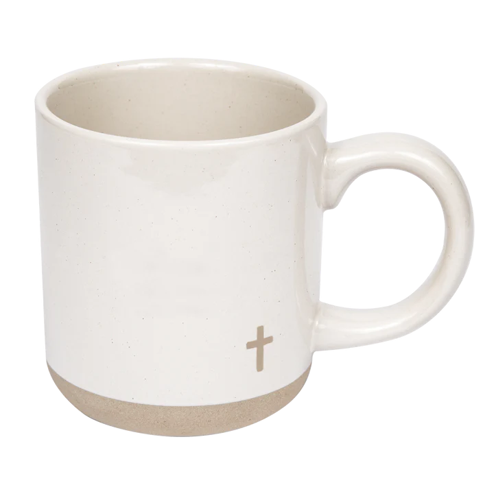 CROSS STONEWARE COFFEE MUG