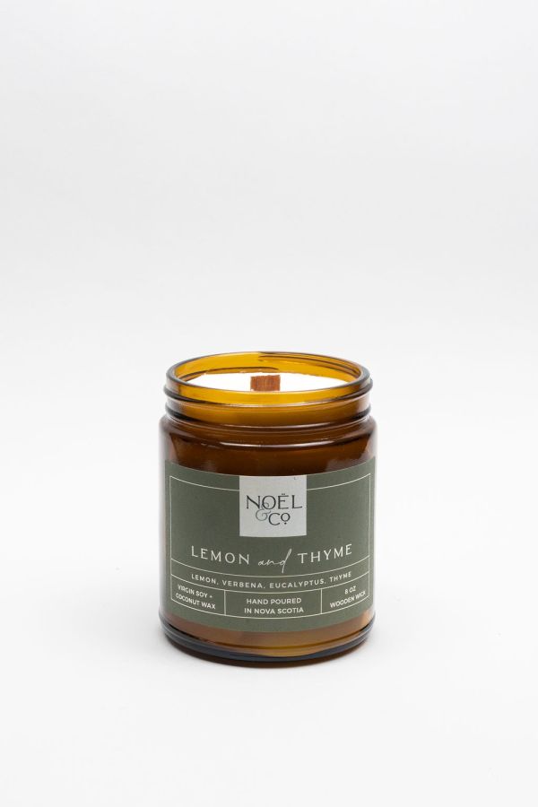 LEMON & THYME 8OZ CANDLE