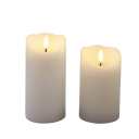 WHITE 3D FLAME LED CANDLE