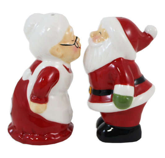 KISSING CLAUSE SALT & PEPPER SHAKERS