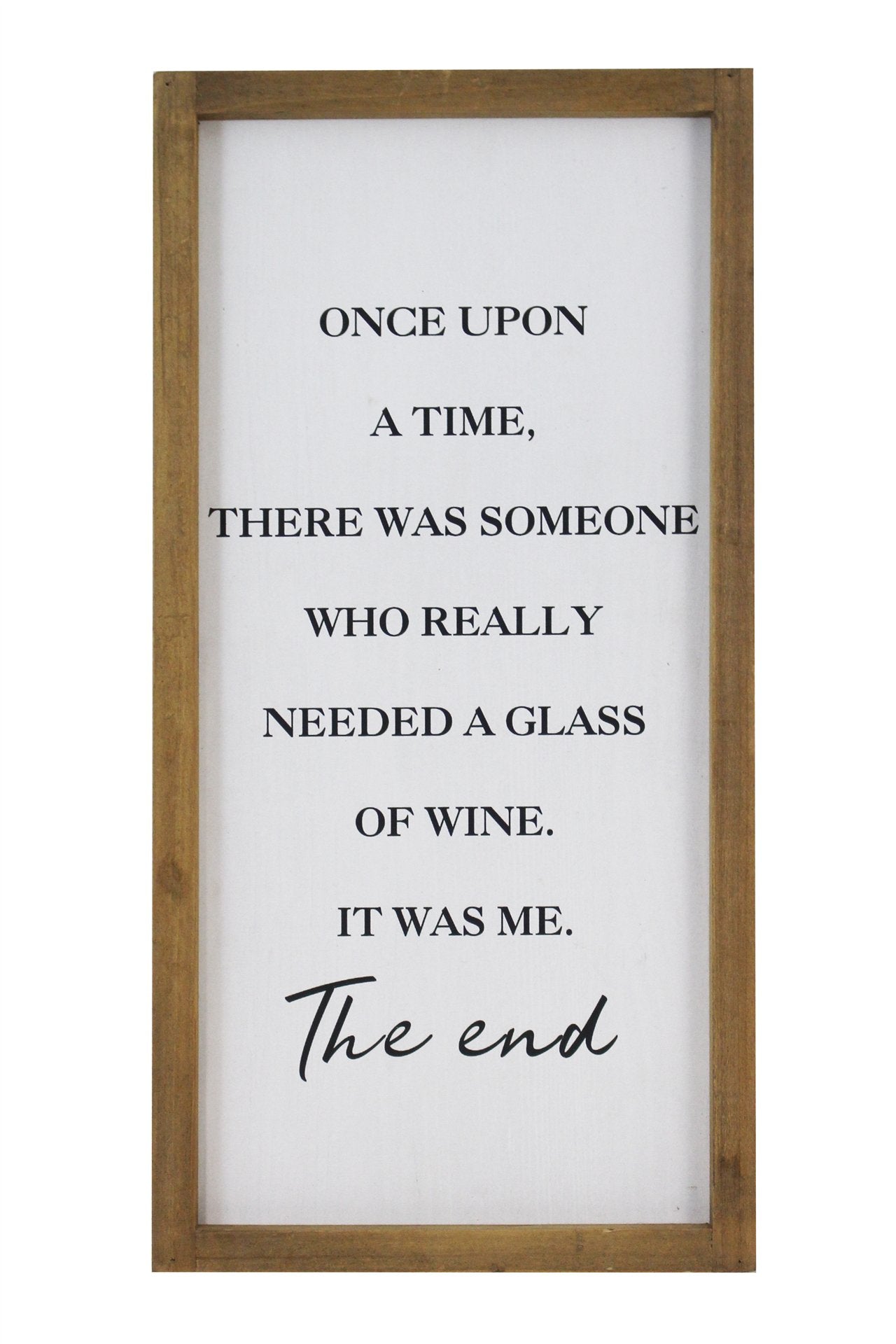 ONCE UPON A TIME WINE SIGN