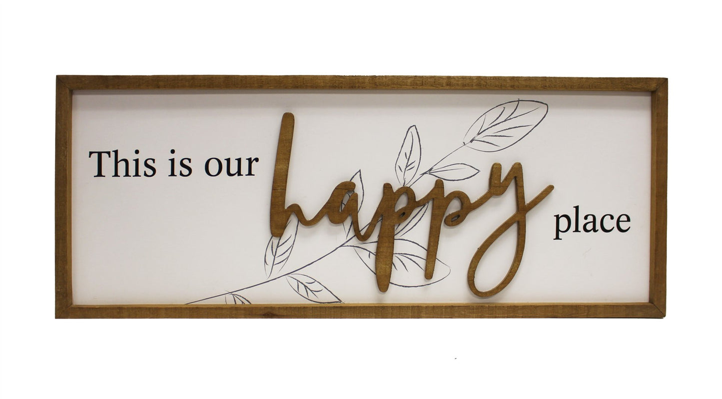 HAPPY PLACE WALL DECOR