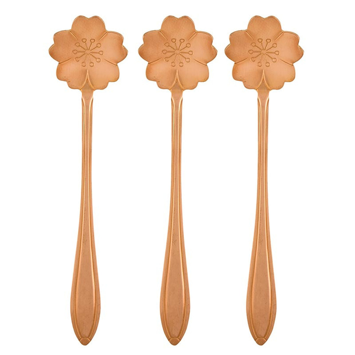 GOLD FLORAL SPOON