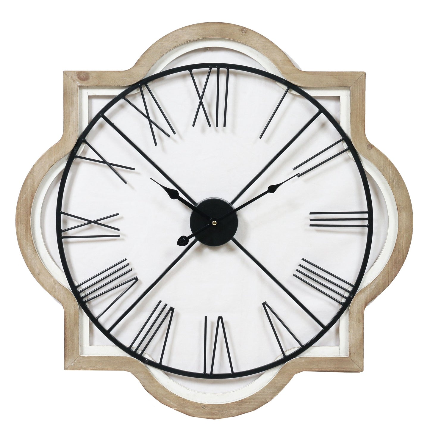 RUSTIC METAL WALL CLOCK