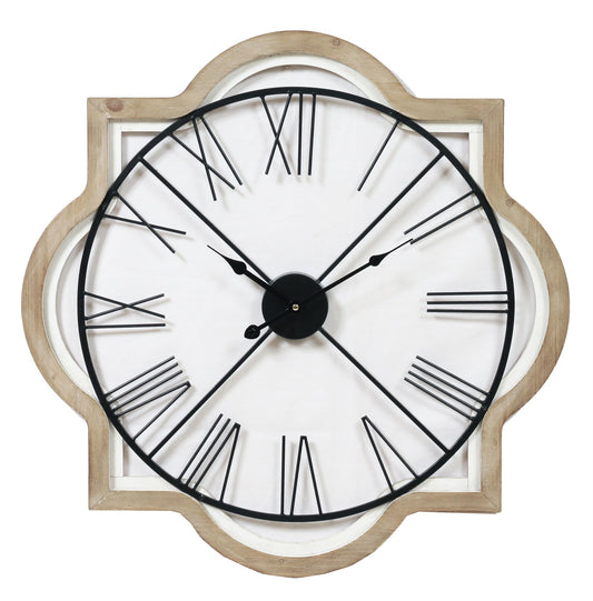 RUSTIC METAL WALL CLOCK