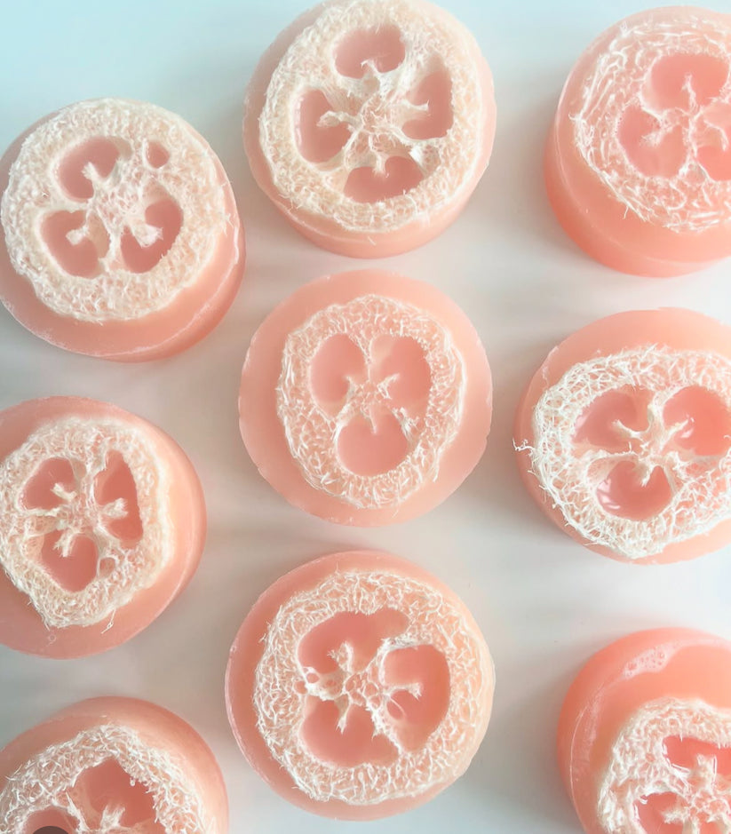 PEACHY CLEAN LOOFAH BAR SOAP