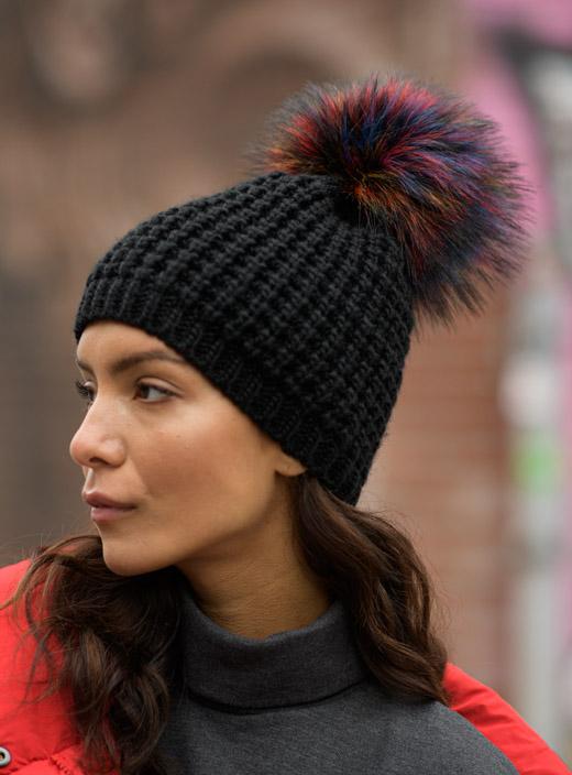 CLASSIC FAUX FUR BEANIE