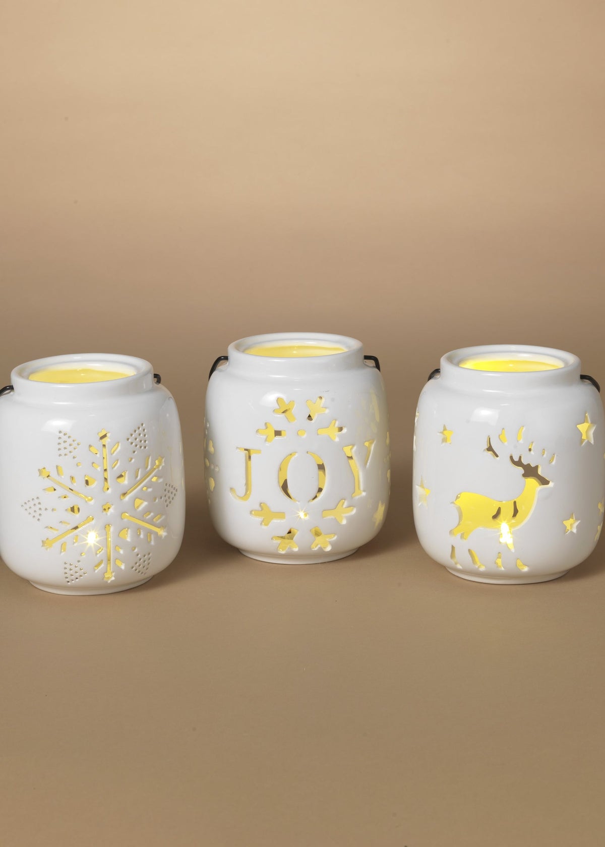WHITE DOLOMITE LANTERN