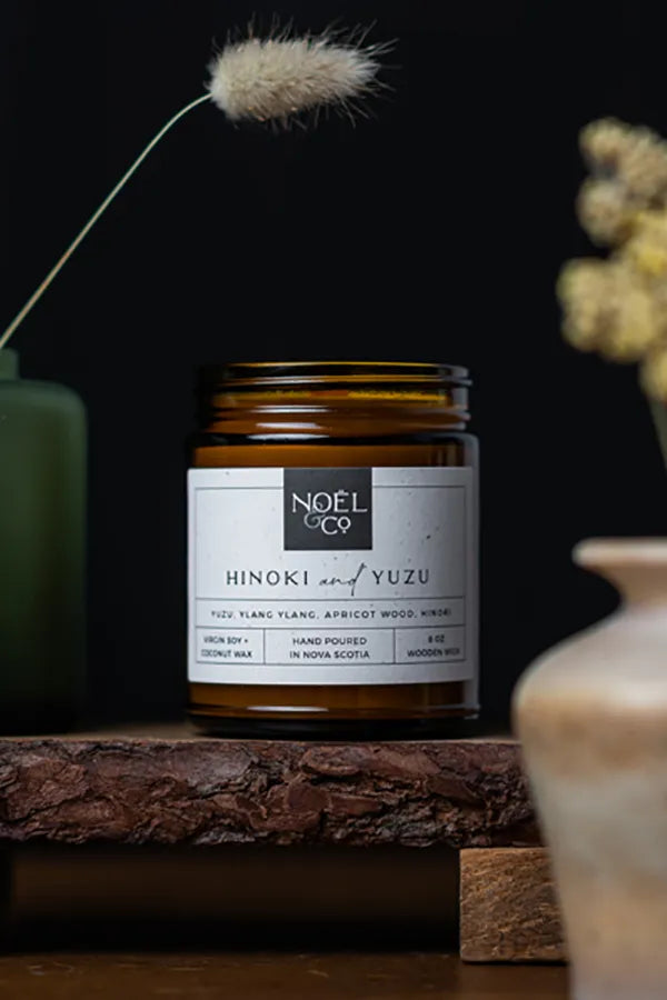 HINOKI AND YUZU 8OZ CANDLE