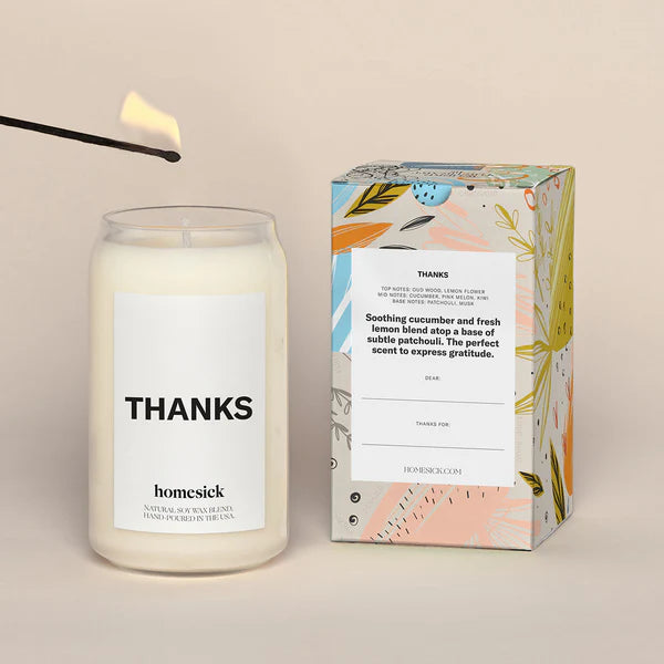 THANKS CANDLE