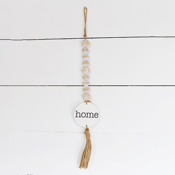 WHITE WOOD HOME BEAD