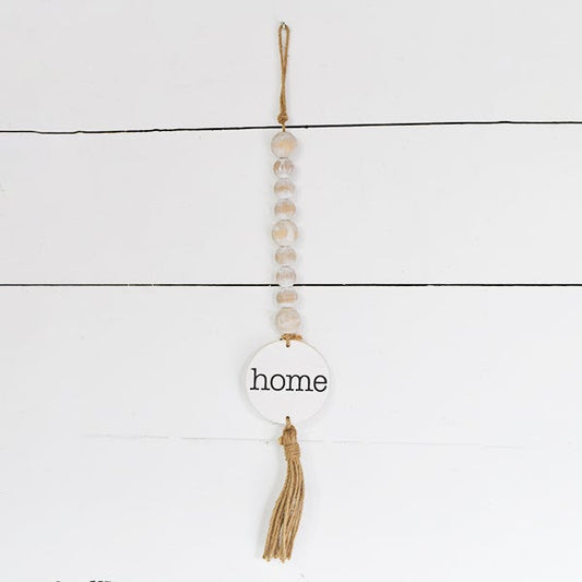 WHITE WOOD HOME BEAD