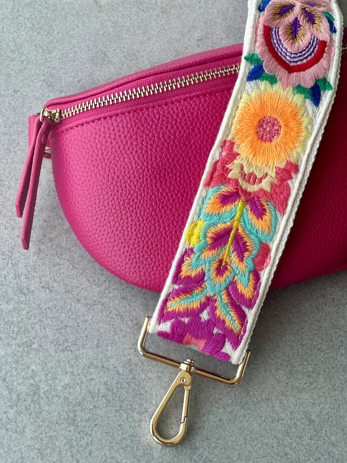 PINK CROSSBODY BAG - VEGAN LEATHER