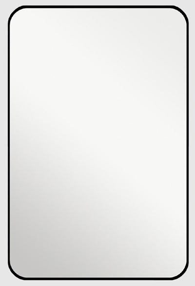 BLACK FRAMED MIRROR