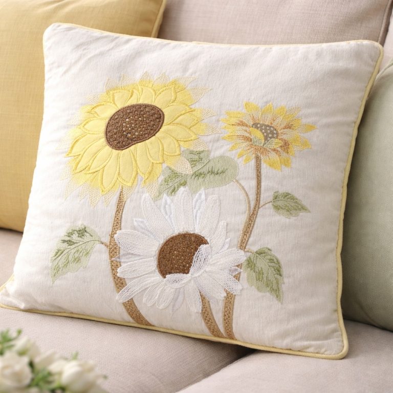 SUNFLOWER CREAM CUSHION