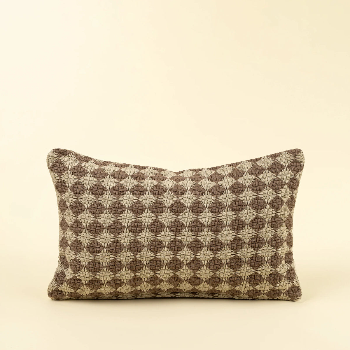 CHECK WEAVE PILLOW