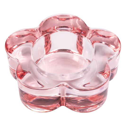 THICK CUT FLOWER TEALIGHT HOLDER