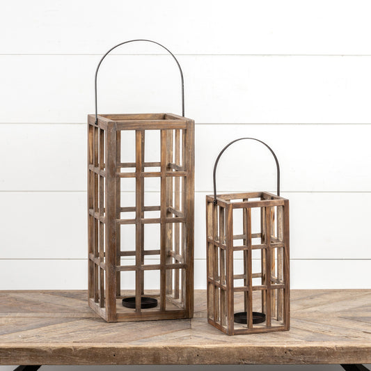 WINDOW PANE LANTERN
