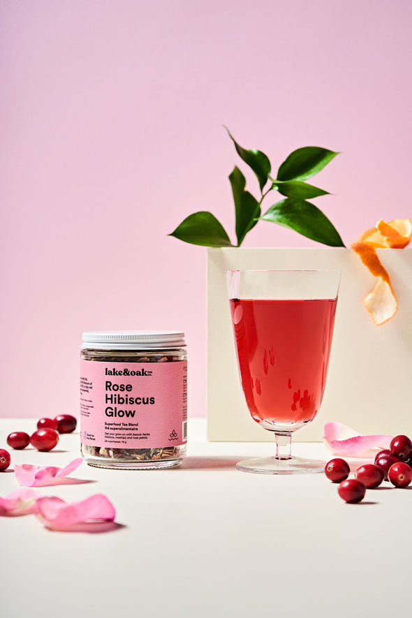 ROSE HIBISCUS GLOW SUPERFOOD TEA