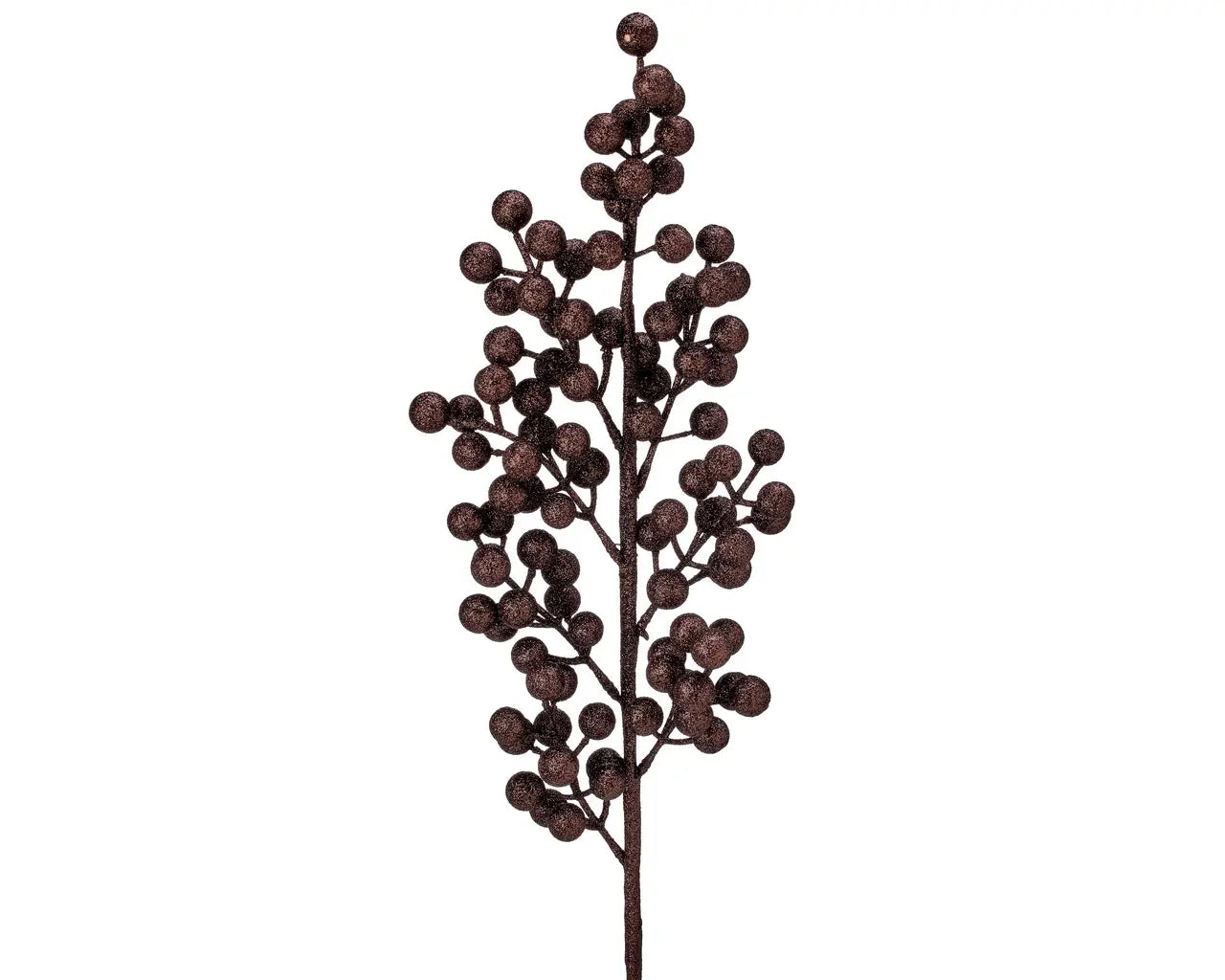 BROWN GLITTERY BERRY SPRAY