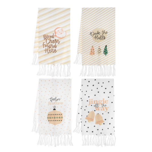 HOLIDAY TEA TOWELS ASST.