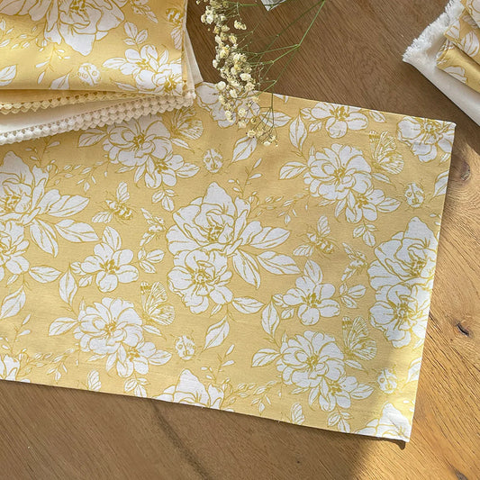 DIJON FLORAL TABLE LINEN